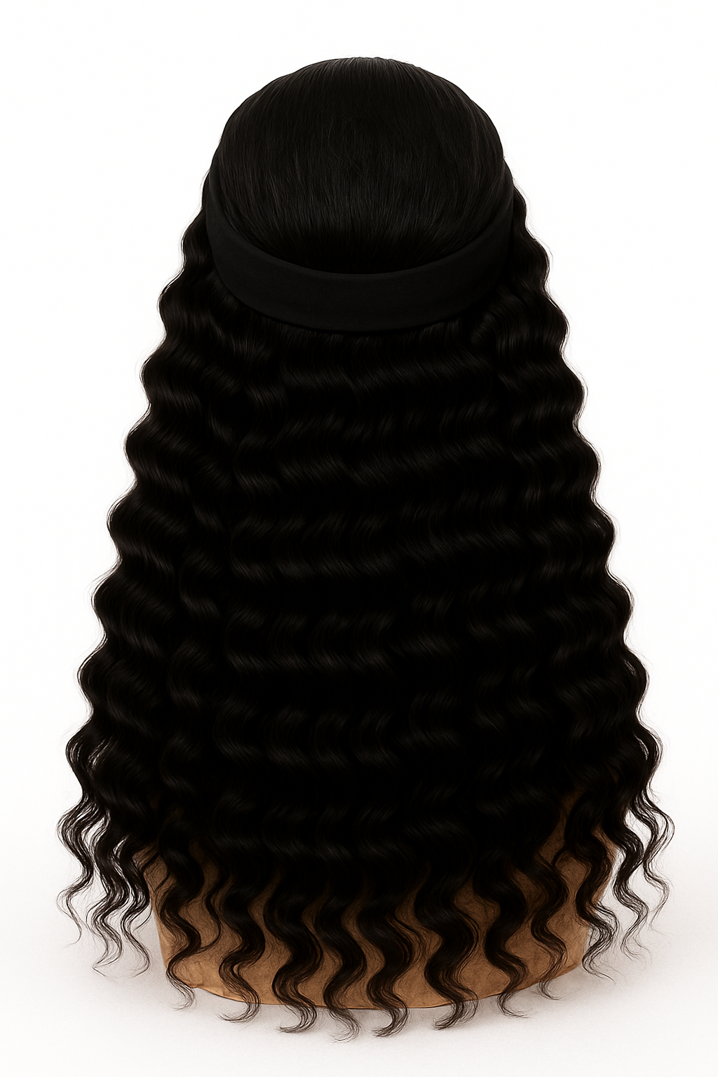 IB SO Deep Wave Headband Wig