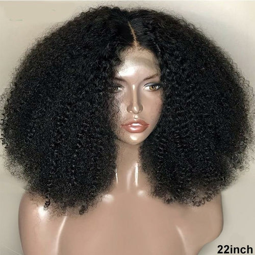 Angela | Afro Kinky Curly 22 Inch Lace Front Human Hair Wig