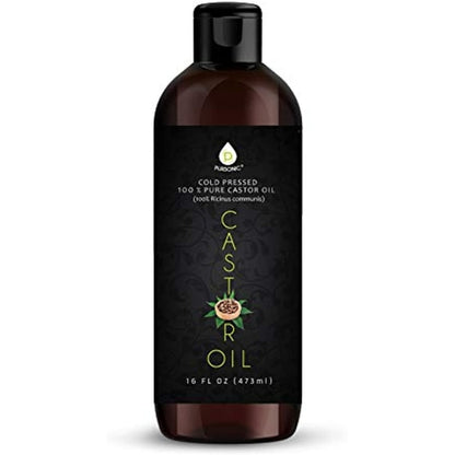 IB Collection: 100% Pure Cold Pressed Castor Oil 16 Oz