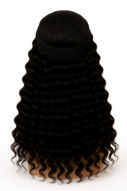 IB SO Deep Wave Headband Wig